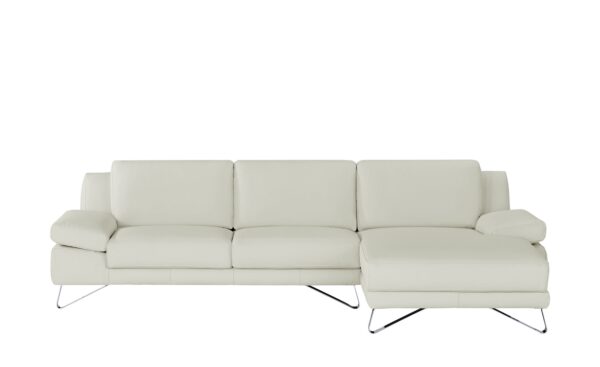 Ecksofa  Fine ¦ weiß ¦ Maße (cm): B: 281 H: 81 T: 162 Polstermöbel > Sofas > Ecksofas - Höffner