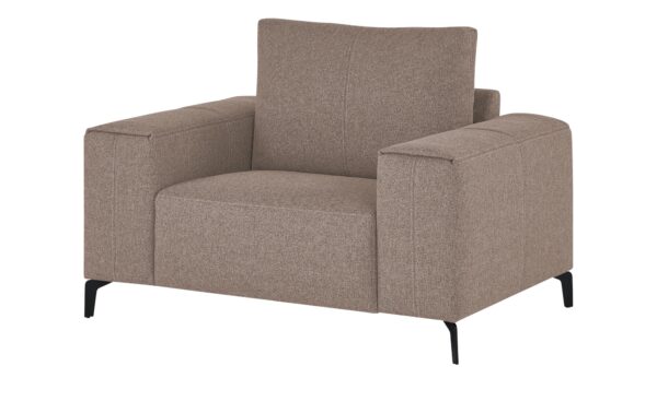 smart Sessel  Gabriela ¦ braun ¦ Maße (cm): B: 127 H: 90 T: 91 Polstermöbel > Sessel > Polstersessel - Höffner