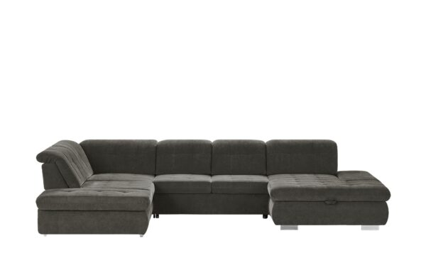 Lounge Collection Wohnlandschaft  Spencer ¦ grau ¦ Maße (cm): B: 382 H: 102 T: 260 Polstermöbel > Sofas > Schlafsofas - Höffner