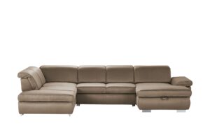 Lounge Collection Wohnlandschaft   Amanda ¦ braun ¦ Maße (cm): B: 379 H: 85 T: 260 Polstermöbel > Sofas > Schlafsofas - Höffner