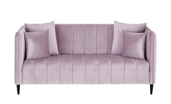 smart Sofa  Sara ¦ rosa/pink ¦ Maße (cm): B: 178 H: 82 T: 90 Polstermöbel > Sofas > 2-Sitzer - Höffner