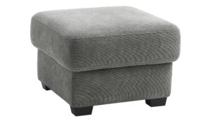 bobb Hocker mit Boxspringpolsterung  Lisa de Luxe ¦ grau ¦ Maße (cm): B: 61 H: 47 T: 61 Polstermöbel > Hocker - Höffner