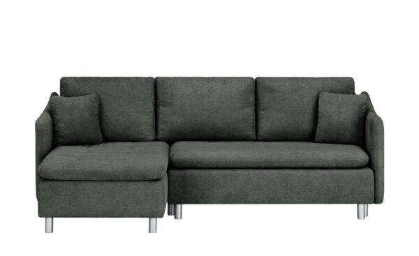 smart Ecksofa  Bonamie ¦ schwarz ¦ Maße (cm): B: 225 H: 87 T: 145 Polstermöbel > Sofas > Ecksofas - Höffner