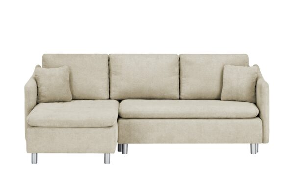 smart Ecksofa  Bonamie ¦ beige ¦ Maße (cm): B: 225 H: 87 T: 145 Polstermöbel > Sofas > Ecksofas - Höffner