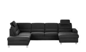 meinSofa Wohnlandschaft  Carina ¦ schwarz ¦ Maße (cm): B: 311 H: 85 T: 234 Polstermöbel > Sofas > Wohnlandschaften - Höffner