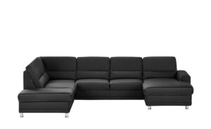 meinSofa Wohnlandschaft  Carina ¦ schwarz ¦ Maße (cm): B: 311 H: 85 T: 234 Polstermöbel > Sofas > Wohnlandschaften - Höffner