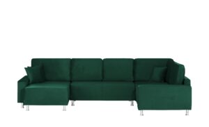 Wohnlandschaft  Mara ¦ grün ¦ Maße (cm): B: 350 H: 67 T: 229 Polstermöbel > Sofas > Wohnlandschaften - Höffner