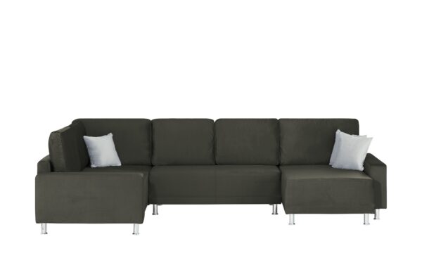 Wohnlandschaft  Mara ¦ grau ¦ Maße (cm): B: 350 H: 67 T: 167 Polstermöbel > Sofas > Wohnlandschaften - Höffner