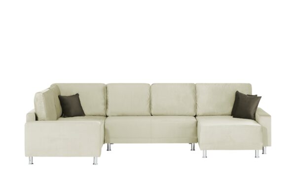 Wohnlandschaft  Mara ¦ beige ¦ Maße (cm): B: 350 H: 67 T: 167 Polstermöbel > Sofas > Wohnlandschaften - Höffner