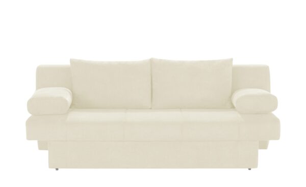 smart Schlafsofa  Andrea ¦ creme ¦ Maße (cm): B: 202 H: 87 T: 101 Polstermöbel > Sofas > 2-Sitzer - Höffner