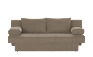 smart Schlafsofa  Andrea ¦ braun ¦ Maße (cm): B: 202 H: 87 T: 101 Polstermöbel > Sofas > 2-Sitzer - Höffner