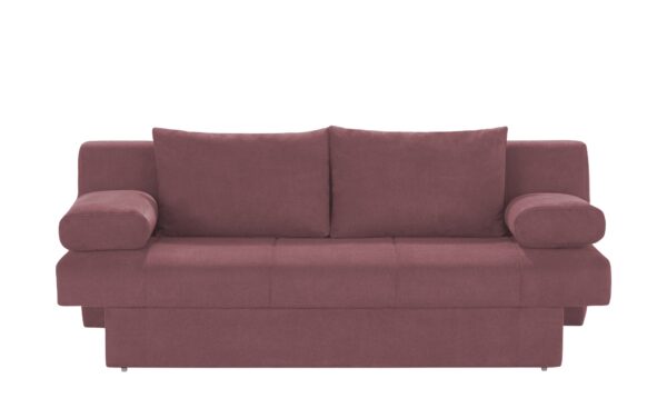 smart Schlafsofa  Andrea ¦ rot ¦ Maße (cm): B: 202 H: 87 T: 101 Polstermöbel > Sofas > 2-Sitzer - Höffner