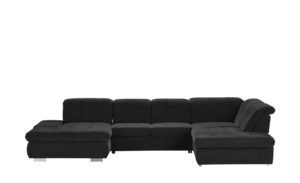 Lounge Collection Wohnlandschaft  Spencer ¦ schwarz ¦ Maße (cm): B: 382 H: 102 T: 260 Polstermöbel > Sofas > Schlafsofas - Höffner