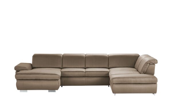 Lounge Collection Wohnlandschaft   Amanda ¦ braun ¦ Maße (cm): B: 379 H: 85 T: 260 Polstermöbel > Sofas > Wohnlandschaften - Höffner