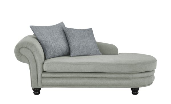 Ottomane  Charlene ¦ grau ¦ Maße (cm): B: 190 H: 81 T: 95 Polstermöbel > Relaxliegen - Höffner