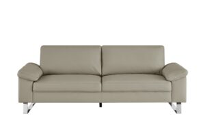 Max Schelling Ledersofa  Maximum ¦ grau ¦ Maße (cm): B: 224 H: 86 T: 97 Polstermöbel > Sofas > 3-Sitzer - Höffner