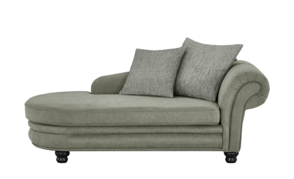 Ottomane  Charlene ¦ grau ¦ Maße (cm): B: 190 H: 81 T: 95 Polstermöbel > Relaxliegen - Höffner