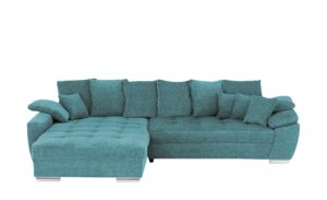 Ecksofa  Farina ¦ türkis/petrol ¦ Maße (cm): B: 323 H: 92 T: 222 Polstermöbel > Sofas > Ecksofas - Höffner