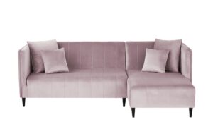 smart Ecksofa  Sara ¦ rosa/pink ¦ Maße (cm): B: 225 H: 80 T: 146 Polstermöbel > Sofas > Ecksofas - Höffner