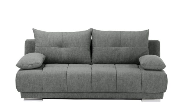 bobb Schlafsofa  Isalie ¦ grau ¦ Maße (cm): B: 206 H: 92 T: 105 Polstermöbel > Sofas > 2-Sitzer - Höffner