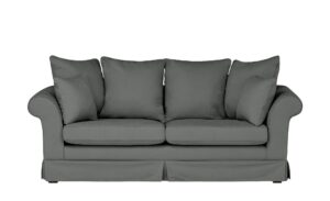 Hussensofa  Hampton ¦ grau ¦ Maße (cm): B: 214 H: 70 T: 92 Polstermöbel > Sofas > 3-Sitzer - Höffner