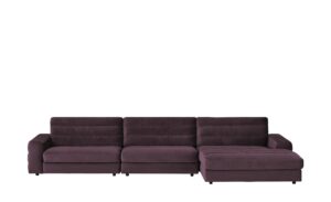 pop Ecksofa Samt  Scarlatti ¦ lila/violett ¦ Maße (cm): B: 416 H: 83 T: 205 Polstermöbel > Sofas > Ecksofas - Höffner