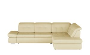 Lounge Collection Ecksofa Leder  Spencer ¦ beige ¦ Maße (cm): B: 323 H: 102 T: 260 Polstermöbel > Sofas > Ecksofas - Höffner