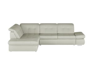 Lounge Collection Ecksofa Leder  Spencer ¦ grau ¦ Maße (cm): B: 323 H: 102 T: 260 Polstermöbel > Sofas > Ecksofas - Höffner