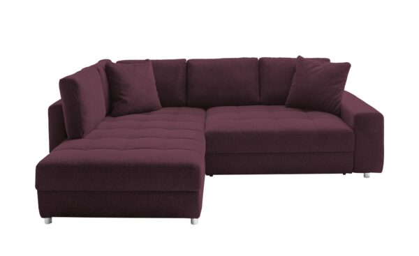 bobb Ecksofa  Arissa de Luxe ¦ rot ¦ Maße (cm): B: 265 H: 84 T: 209 Polstermöbel > Sofas > Ecksofas - Höffner