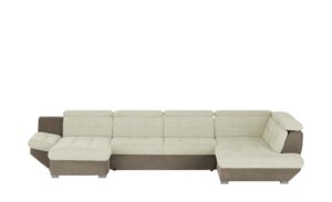 uno Wohnlandschaft  Elias II ¦ creme ¦ Maße (cm): B: 383 H: 80 T: 228 Polstermöbel > Sofas > Schlafsofas - Höffner