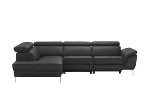 uno Ecksofa Leder  Dallas ¦ schwarz ¦ Maße (cm): B: 283 H: 74 T: 228 Polstermöbel > Sofas > Ecksofas - Höffner