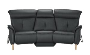 himolla Einzelsofa Leder  4708 ¦ schwarz ¦ Maße (cm): B: 216 H: 97 T: 119 Polstermöbel > Sofas > 2-Sitzer - Höffner