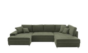 bobb Wohnlandschaft  Arissa de Luxe ¦ grün ¦ Maße (cm): B: 353 H: 84 T: 209 Polstermöbel > Sofas > Schlafsofas - Höffner