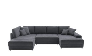 bobb Wohnlandschaft  Arissa de Luxe ¦ grau ¦ Maße (cm): B: 353 H: 84 T: 209 Polstermöbel > Sofas > Schlafsofas - Höffner