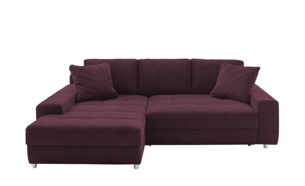 bobb Ecksofa  Arissa de Luxe ¦ rot ¦ Maße (cm): B: 258 H: 84 T: 181 Polstermöbel > Sofas > Ecksofas - Höffner