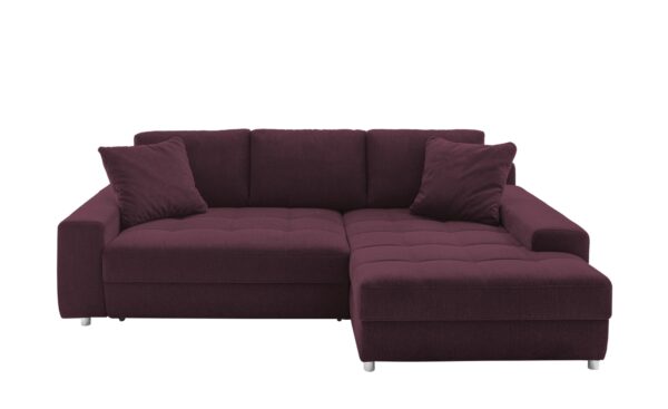 bobb Ecksofa  Arissa de Luxe ¦ rot ¦ Maße (cm): B: 258 H: 84 T: 181 Polstermöbel > Sofas > Ecksofas - Höffner