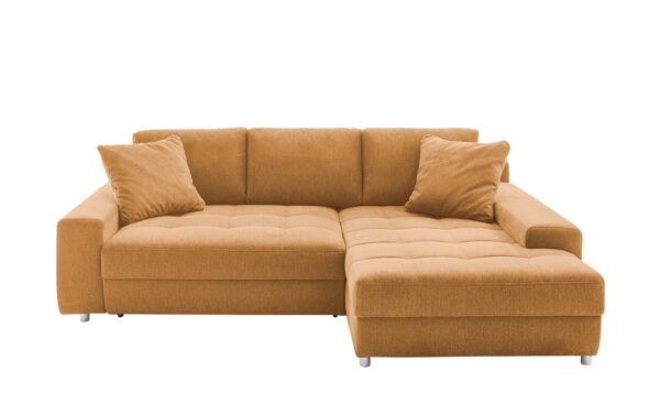 bobb Ecksofa  Arissa de Luxe ¦ gelb ¦ Maße (cm): B: 258 H: 84 T: 181 Polstermöbel > Sofas > Ecksofas - Höffner