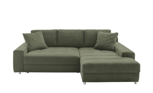 bobb Ecksofa  Arissa de Luxe ¦ grün ¦ Maße (cm): B: 258 H: 84 T: 181 Polstermöbel > Sofas > Ecksofas - Höffner