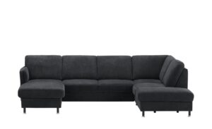 meinSofa Wohnlandschaft  Veit ¦ schwarz ¦ Maße (cm): B: 305 H: 90 T: 200 Polstermöbel > Sofas > Wohnlandschaften - Höffner