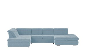 Lounge Collection Wohnlandschaft  Spencer ¦ blau ¦ Maße (cm): B: 382 H: 102 T: 260 Polstermöbel > Sofas > Schlafsofas - Höffner