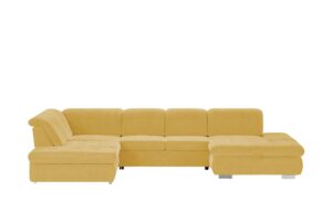 Lounge Collection Wohnlandschaft  Spencer ¦ gelb ¦ Maße (cm): B: 382 H: 102 T: 260 Polstermöbel > Sofas > Schlafsofas - Höffner