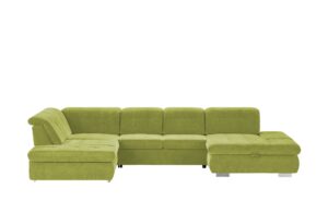 Lounge Collection Wohnlandschaft  Spencer ¦ grün ¦ Maße (cm): B: 382 H: 102 T: 260 Polstermöbel > Sofas > Schlafsofas - Höffner