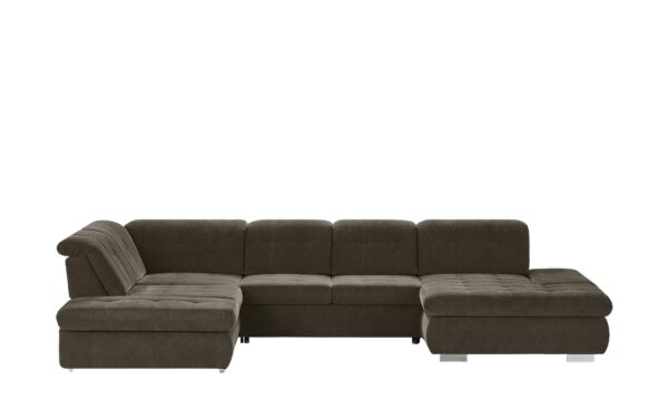 Lounge Collection Wohnlandschaft  Spencer ¦ braun ¦ Maße (cm): B: 382 H: 102 T: 260 Polstermöbel > Sofas > Schlafsofas - Höffner