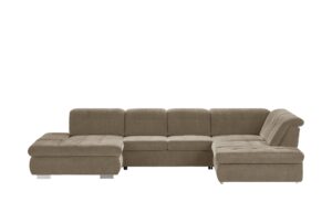 Lounge Collection Wohnlandschaft  Spencer ¦ braun ¦ Maße (cm): B: 382 H: 102 T: 260 Polstermöbel > Sofas > Schlafsofas - Höffner