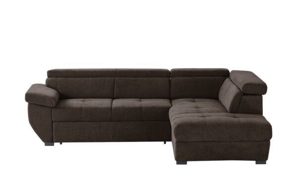 uno Ecksofa  Formula ¦ braun ¦ Maße (cm): B: 262 H: 79 T: 224 Polstermöbel > Sofas > Ecksofas - Höffner