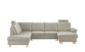 meinSofa Wohnlandschaft   Samu ¦ grau ¦ Maße (cm): B: 316 H: 90 T: 235 Polstermöbel > Sofas > Schlafsofas - Höffner