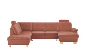 meinSofa Wohnlandschaft   Samu ¦ rot ¦ Maße (cm): B: 316 H: 90 T: 235 Polstermöbel > Sofas > Schlafsofas - Höffner