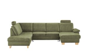 meinSofa Wohnlandschaft   Samu ¦ grün ¦ Maße (cm): B: 316 H: 90 T: 235 Polstermöbel > Sofas > Schlafsofas - Höffner