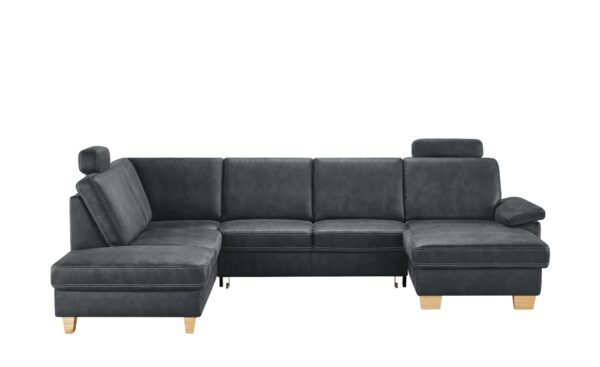 meinSofa Wohnlandschaft   Samu ¦ blau ¦ Maße (cm): B: 316 H: 90 T: 235 Polstermöbel > Sofas > Schlafsofas - Höffner