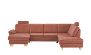 meinSofa Wohnlandschaft   Samu ¦ rot ¦ Maße (cm): B: 316 H: 90 T: 235 Polstermöbel > Sofas > Schlafsofas - Höffner